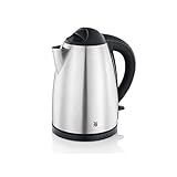 WMF Bueno Wasserkocher Edelstahl 1,7l, elektrischer Wasserkocher mit Kalkfilter,...