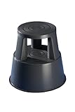 WEDO Rollhocker STEP aus bruchfestem Kunststoff - rollbarer Elefantenfuß...