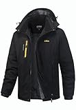 Libin Skijacke Herren Warme Winterjacke Funktionsjacke Winter Snowboardjacke...