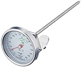 TFA Dostmann Analoges Fettthermometer, aus Edelstahl, praktischer Küchenhelfer,...