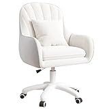 Aivermeil Homeoffice Stuhl, SamtStuhl mit Kopfkissen, 360° drehbar...