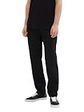 TOM TAILOR Denim Herren Regular Tapered Fit Chino Hose, Black, L