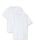 Amazon Essentials Herren Kurzärmeliges T-Shirt mit V-Ausschnitt, Schmale...