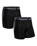 DANISH ENDURANCE Merino Boxershorts Herren, Unterwäsche Herren für Alltag &...