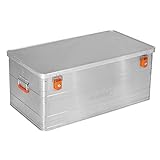 Alubox B140 - Aluminium Transportbox 140 Liter Alukiste mit Gummidichtung -...