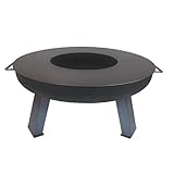 SOUK ONE Plancha Ø 80 cm Feuerring Feuerplatte Grillring für Feuerschale oder...