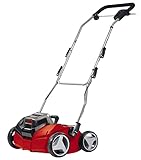 Einhell GE-SC 35/1 Li Solo Vertikutierer (2x18V, 35cm Arbeitsbr., bis 9mm...