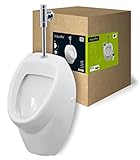 AquaSu Urinal Absaug Inklusive Druckspüler und Absaugformstück Zulauf von oben...