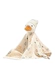 Sterntaler Kuscheltuch Ente Edda Lou aus Musselin, mit Rassel, Schnuffeltuch,...