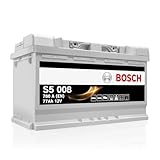 Bosch S5 008 Autobatterie 77 Ah - 780 A - 12 V, Blei-Säure-Batterie für...