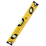 Teronbeta Wasserwaage 40 cm Verfügt über Rundum Ablesbar 3 Libellen...