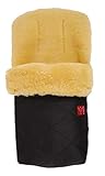 Kaiser Lammfell Fußsack Natura, black
