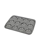 Birkmann, Laib & Seele Mini-Burger Brötchenblech, perforierte Backform für 12...