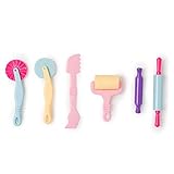 Leo & Emma Knetwerkzeug, Modellierwerkzeug 6teilig Hochwertig und Robust für...