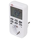 Brennenstuhl Comfort-Line Digitale Wochenzeitschaltuhr, digitale Timer-Steckdose...