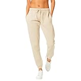 Light & Shade Damen Soft Touch Loungewear Jogginghose Jogger, Sand, XL