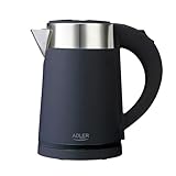 Adler AD 1372 Wasserkocher, Schwarz, 0,6L – Kompakter Wasserkocher für kleine...