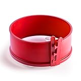 coox Springform mit Glas-Servierplatte und Glasfüßen Ø 18 cm in Rot -...