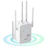 Repeater WLAN Verstärker 1200Mbit/s Dualband 5G & 2.4G WiFi Booster, Dualband...