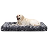 KSIIA Hundebett Grosse Hunde Waschbar, XL Hundekissen flauschig, Hundematte für...