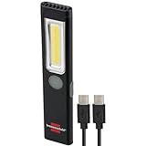 Brennenstuhl LED Akku Handleuchte PL 200 AC/LED Taschenlampe mit COB LED (200lm,...