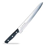 Tojiro Brotmesser mit Wellenschliff Vanadium -Molybdanstahl 27cm F-687