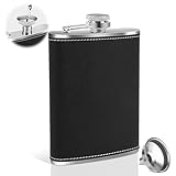 VFANDV Edelstahl Flachmann Für Spirituosen, 8Oz.227 ML Flachmann Edelstahl und...