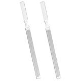 2 Stück Nagelfeile,Edelstahl Nagelpfeile,4 Sides Heavy Duty Fußnagelfeile,18cm...