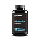 Calciumcitrat mit Vitamin D3 und K2 - Für normale Zähne, Knochen und Muskeln -...