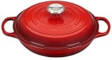 Le Creuset Signature Gusseisen Gourmet-Profitopf, Rund, Ø 26 cm, 2,2 l, Für...