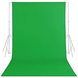 Fotostudio Hintergrund für Fotografie, 2M x 3M(6.6FT x 9.8FT) Green Screen...