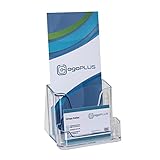 ogoPLUS DIN lang Prospekthalter mit Visitenkartenständer, Prospektständer,...