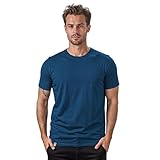ALPIN LOACKER Merino Shirt Herren Kurzarm I Antischweißshirt I Merinowolle...