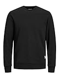 Herren Jack & Jones Basic Sweater | Langarm Sweatshirt Rundhals Pullover |...