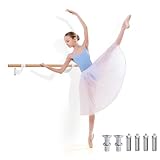 KOMFOTTEU Ballettstange / Ballettstange für Zuhause, 38 mm Durchmesser, aus...
