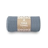 Lotuscrafts® Yoga Handtuch rutschfest für Yogamatte, rutschfester als...