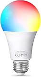 Fitop Alexa Glühbirne Smart Lampe E27, WLAN Lampe LED Kompatibel mit...