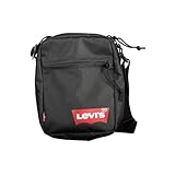 Levi's Men's Mini Crossbody Solid (Red Batwing) Cross Bag, Regular Black, One...