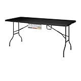 Floordirekt- Gartentisch Klappbar Kunststoff 180 x 73 cm - Buffettisch mit...