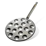 de Buyer - Poffertjes-Pfanne MINERAL B aus Eisenstahl (16) - Durchmesser 27 cm -...