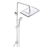 JOHO 304 Edelstahl Duschset ohne Armatur, Regendusche Duschsystem...