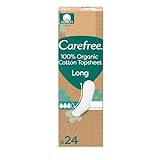 Carefree Slipeinlagen 100% Organic Cotton Topsheet Long (24 Stück), aus 100%...