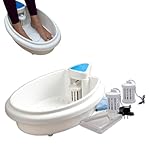 HydroSana Fuß-Elektrolyse-Bad Komplett-Set Weiß I Ionen-Fußbad , Wasser-Wanne...