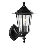 EGLO Außen-Wandlampe Laterna 4, 1 flammige Außenleuchte, Wandleuchte aus...