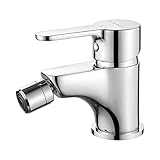 GRIFEMA Einhebel-Bidetmischer, Bidetarmatur mit Zugstange, wassersparend, Chrom,...