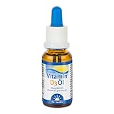 Dr Jacob's Vitamin D3 Öl Tropfen 800 IE I ideal dosierbar für die ganze...