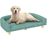 PawHut Hundesofa, Hundebett, Hundesessel mit Erhöhtem Design, Hundecouch mit...