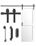 TITECK 200cm Schiebetürsystem Set Schiebetür Komplettset Schiene Laufschienen...