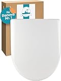 Calmwaters® Antibakterieller WC Sitz für Keramag Renova Nr. 1, Toilettensitz...