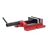 STIER Maschinenschraubstock, Backen-B. 120 mm, Spann-W. 110 mm, V-Nut für...